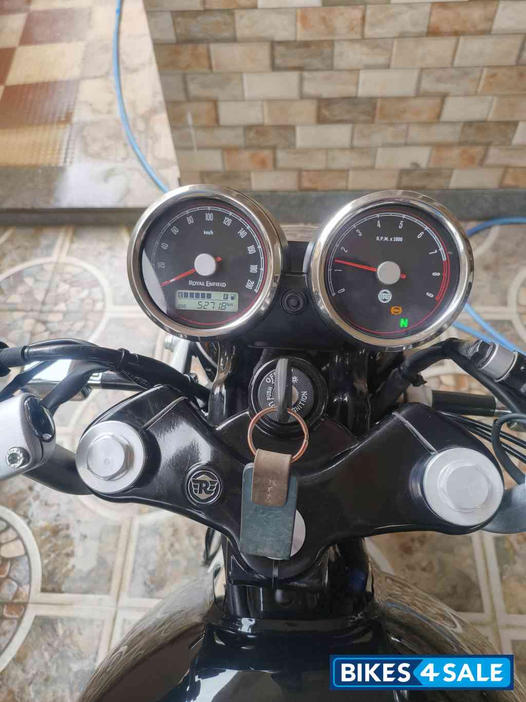 Strip Stream Blue Royal Enfield Continental GT 650 Twin