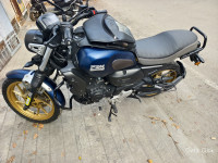 Blue Yamaha FZ-X