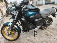 Blue Yamaha FZ-X