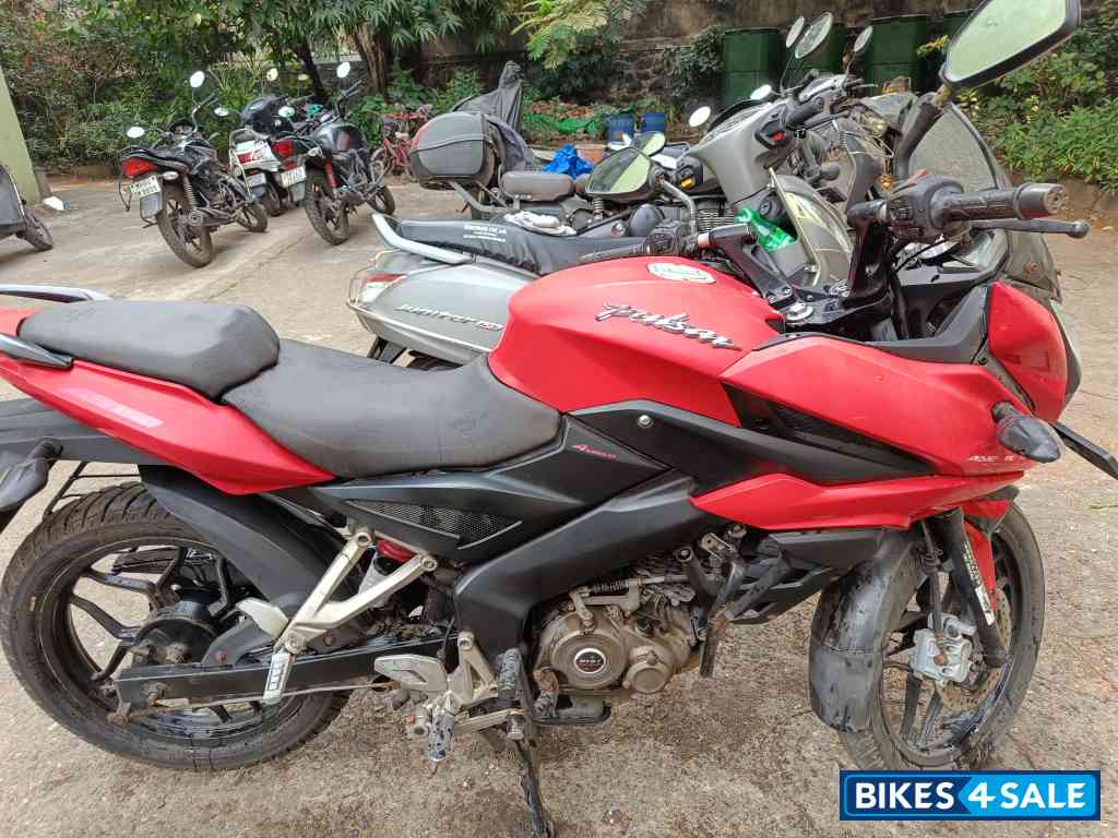 Red Bajaj Pulsar AS 150