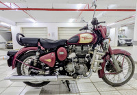 Maroon Royal Enfield Classic 350