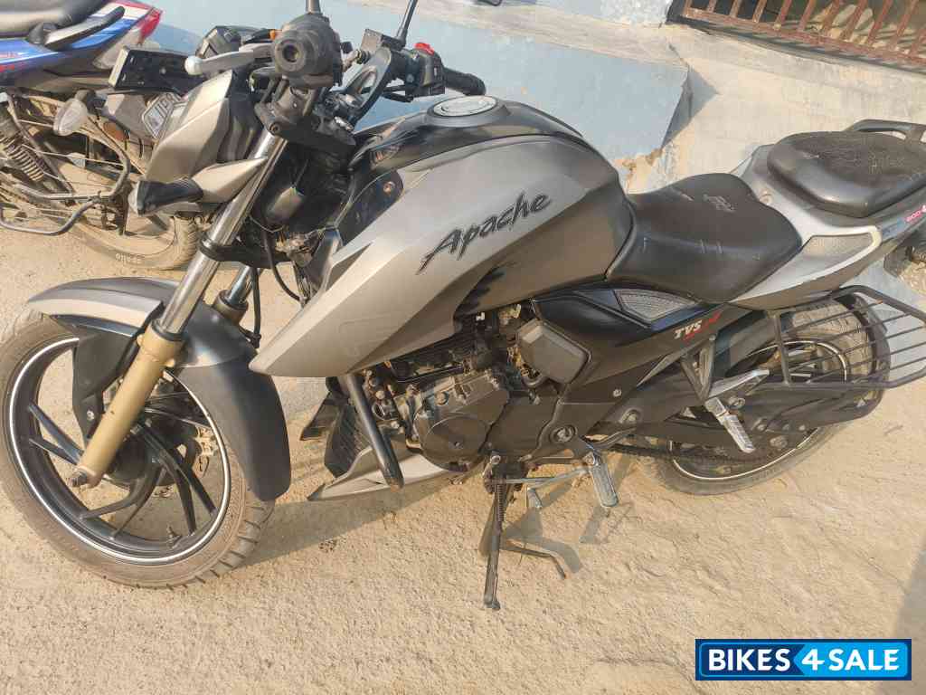Gray TVS Apache RTR 200 4V