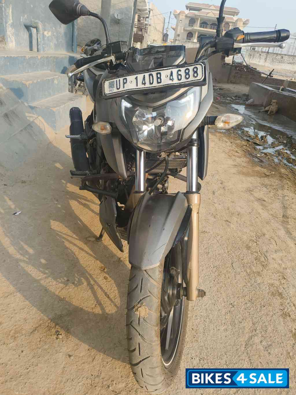 Gray TVS Apache RTR 200 4V