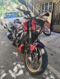 Canyon Red Bajaj Dominar 400 Disc