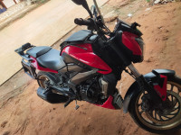 Canyon Red Bajaj Dominar 400 Disc