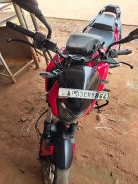 Canyon Red Bajaj Dominar 400 Disc