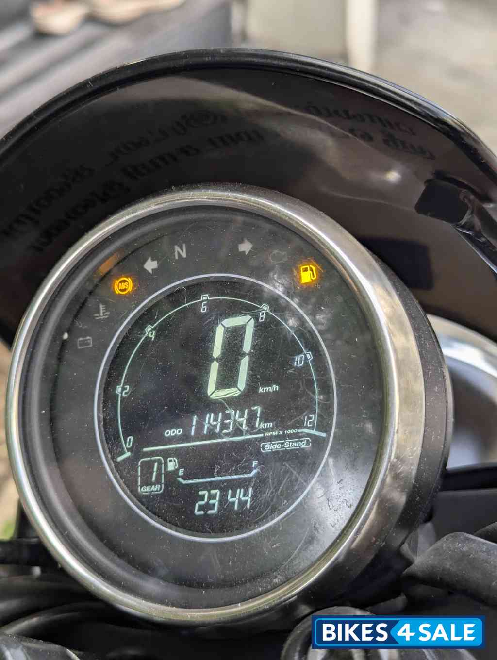 Dark Grey Yezdi Roadster Dark