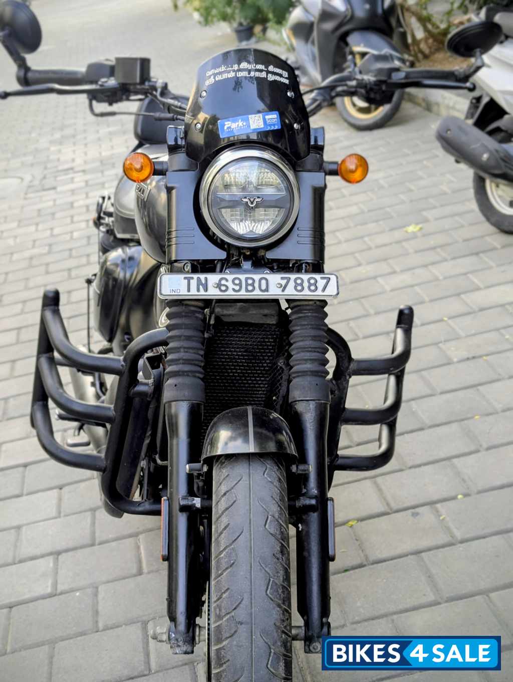 Dark Grey Yezdi Roadster Dark