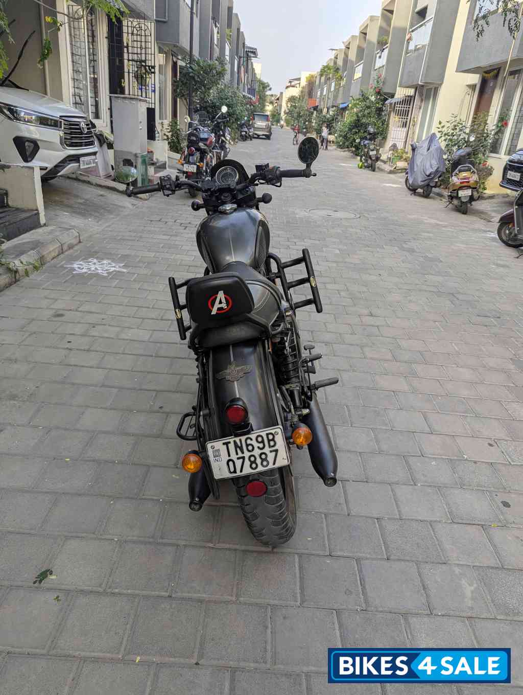 Dark Grey Yezdi Roadster Dark