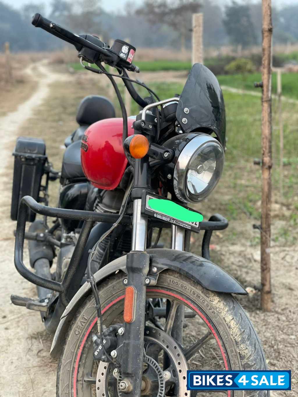 Red Black Royal Enfield Meteor 350