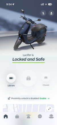 Matt Blue Finish Ola S1 Pro