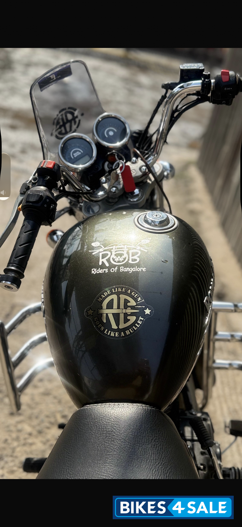 Lightening Green Royal Enfield Thunderbird 350