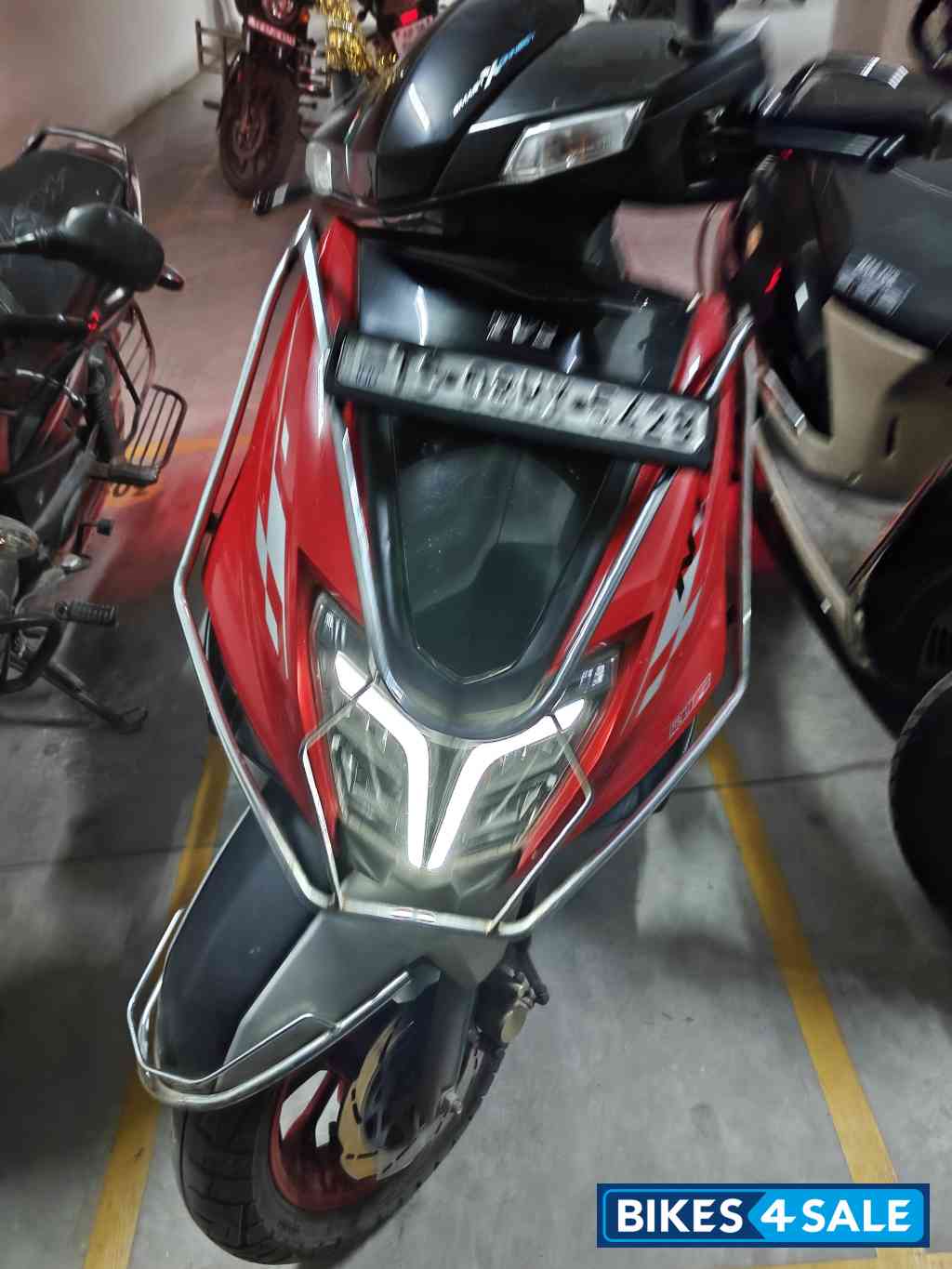 Red & Black TVS NTORQ 125 Race XP