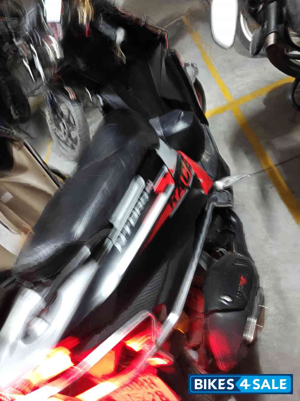 Red & Black TVS NTORQ 125 Race XP