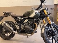Olive Green Triumph Scrambler 400 X