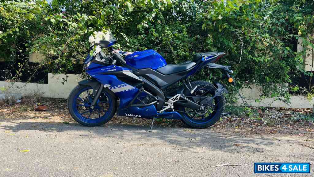 Blue Yamaha YZF R15 V3 BS6