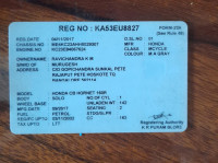 Mat Gray Honda CB Hornet 160R