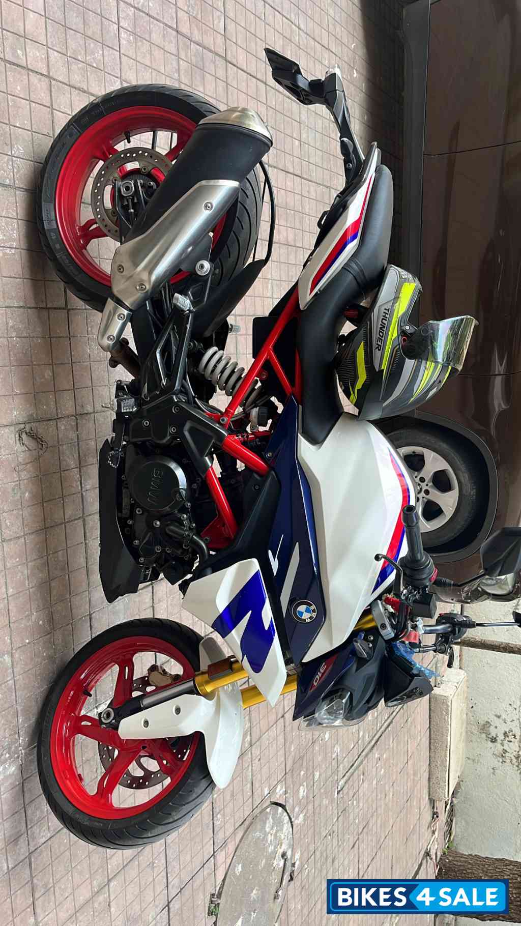 White Red Blue BMW G 310 R
