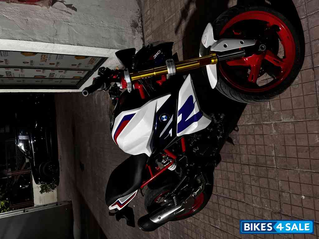 White Red Blue BMW G 310 R