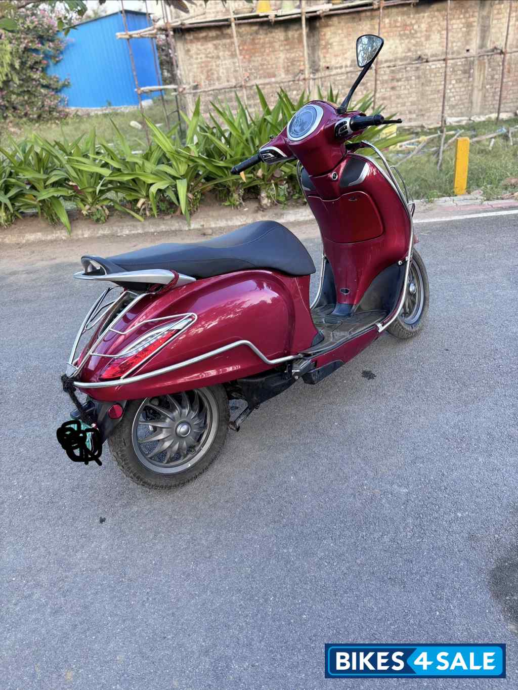 Red Bajaj Chetak Premium 2023 Edition