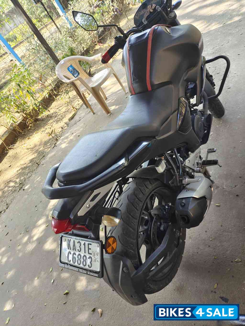 Matt Black Yamaha FZ-S FI V3