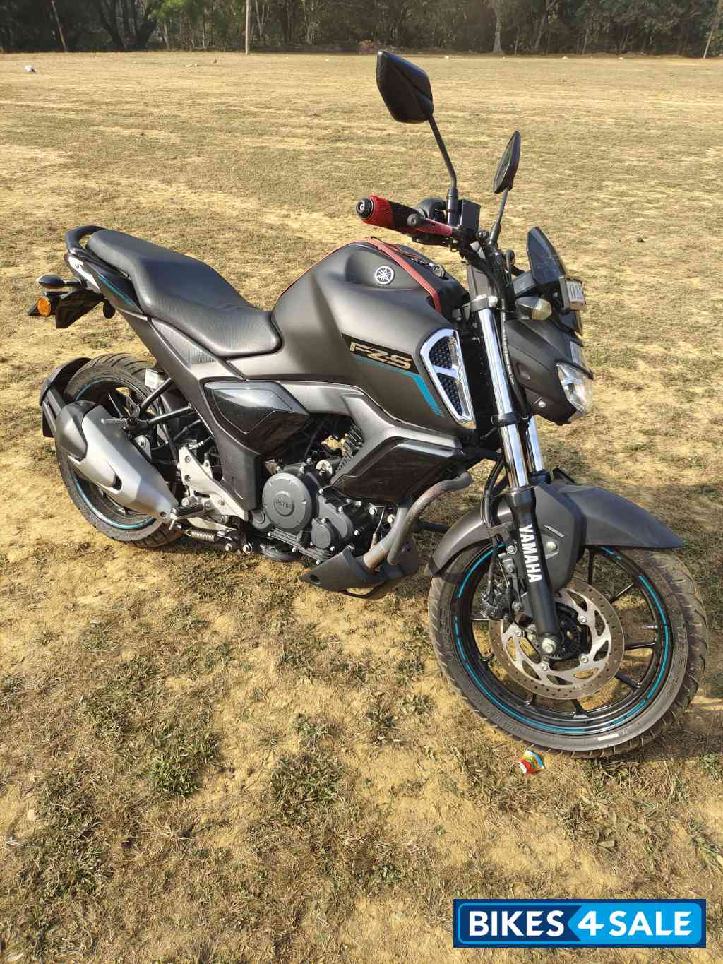 Matt Black Yamaha FZ-S FI V3