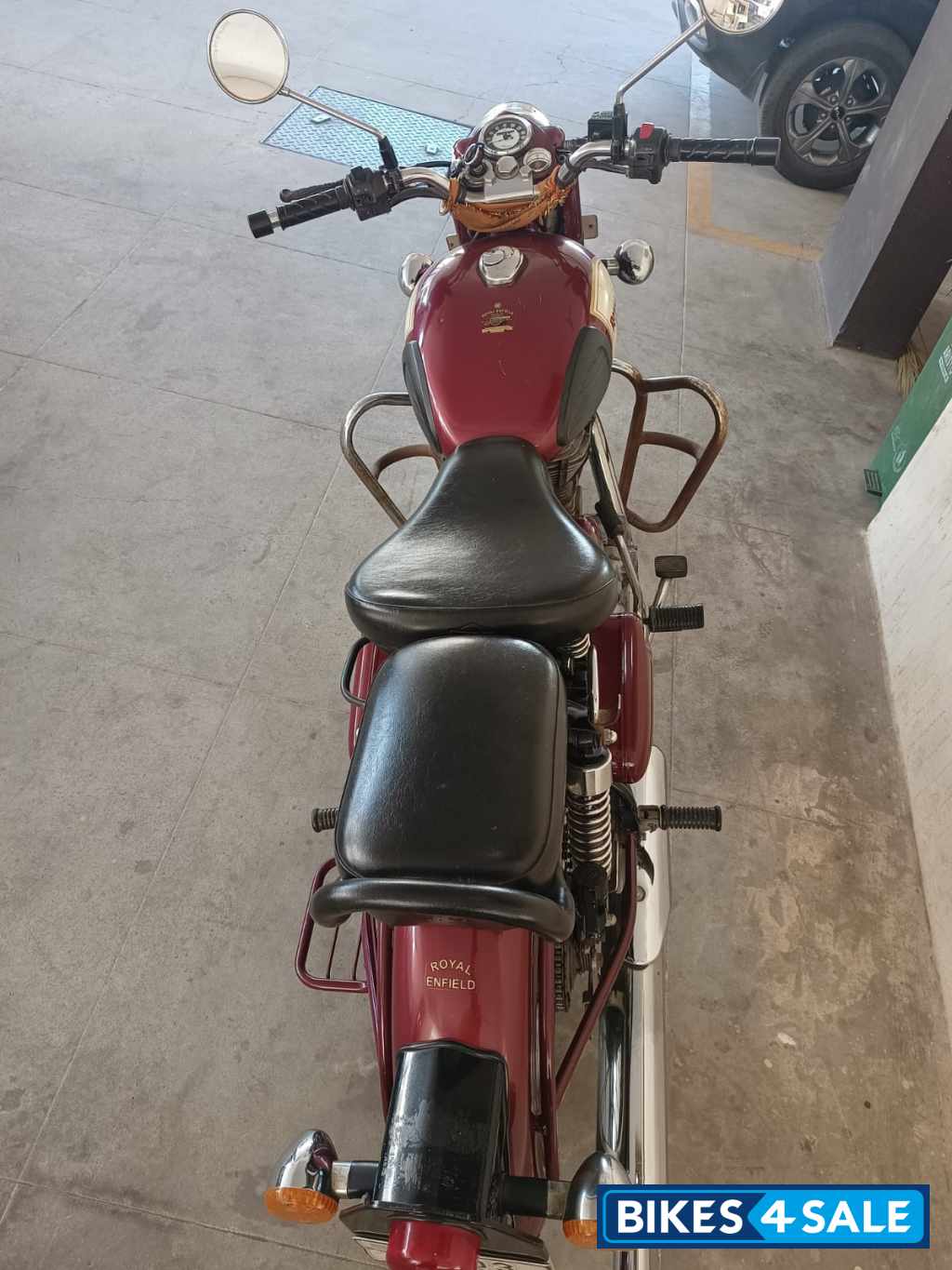 Maroon Royal Enfield Classic 350