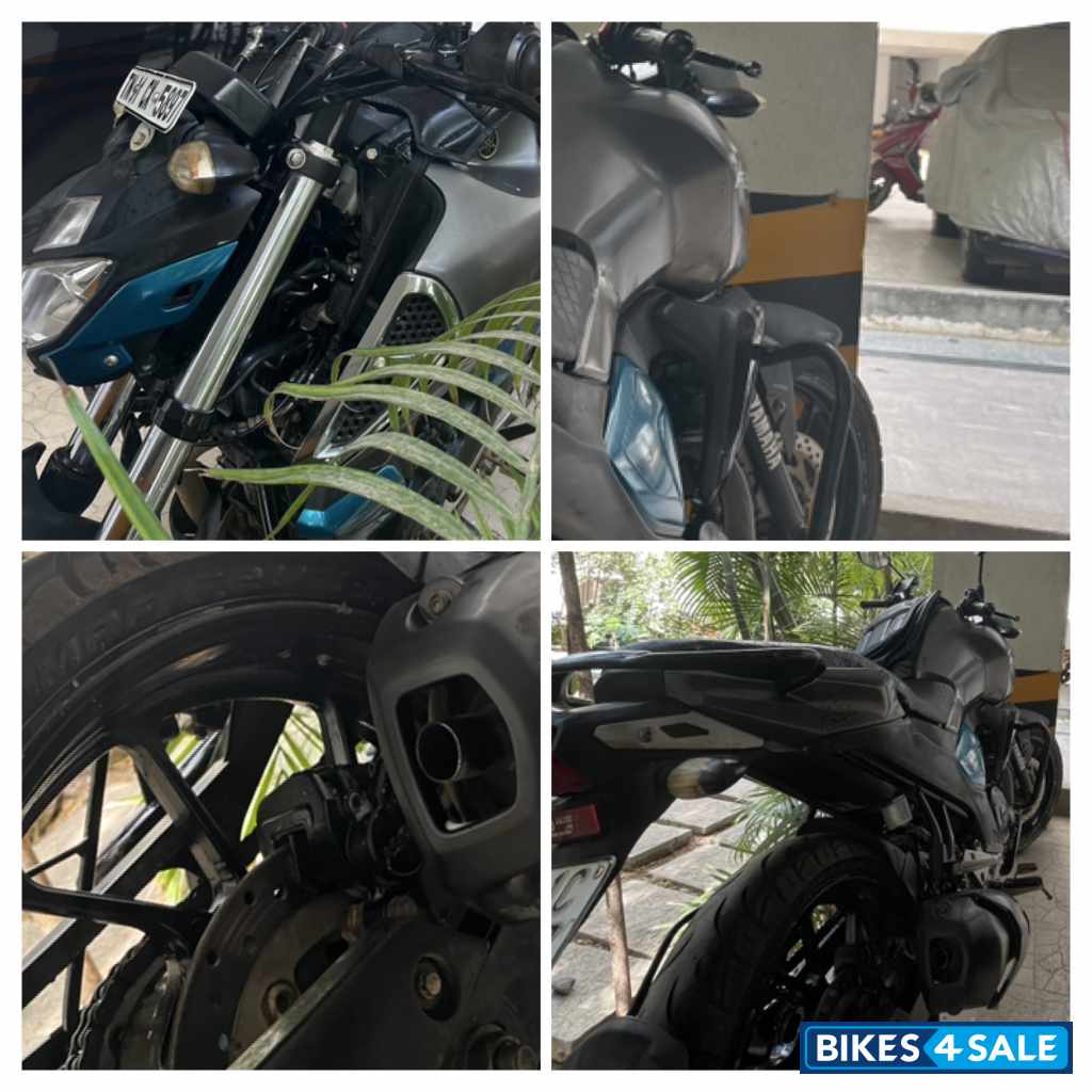Grey Yamaha FZ-S FI V3