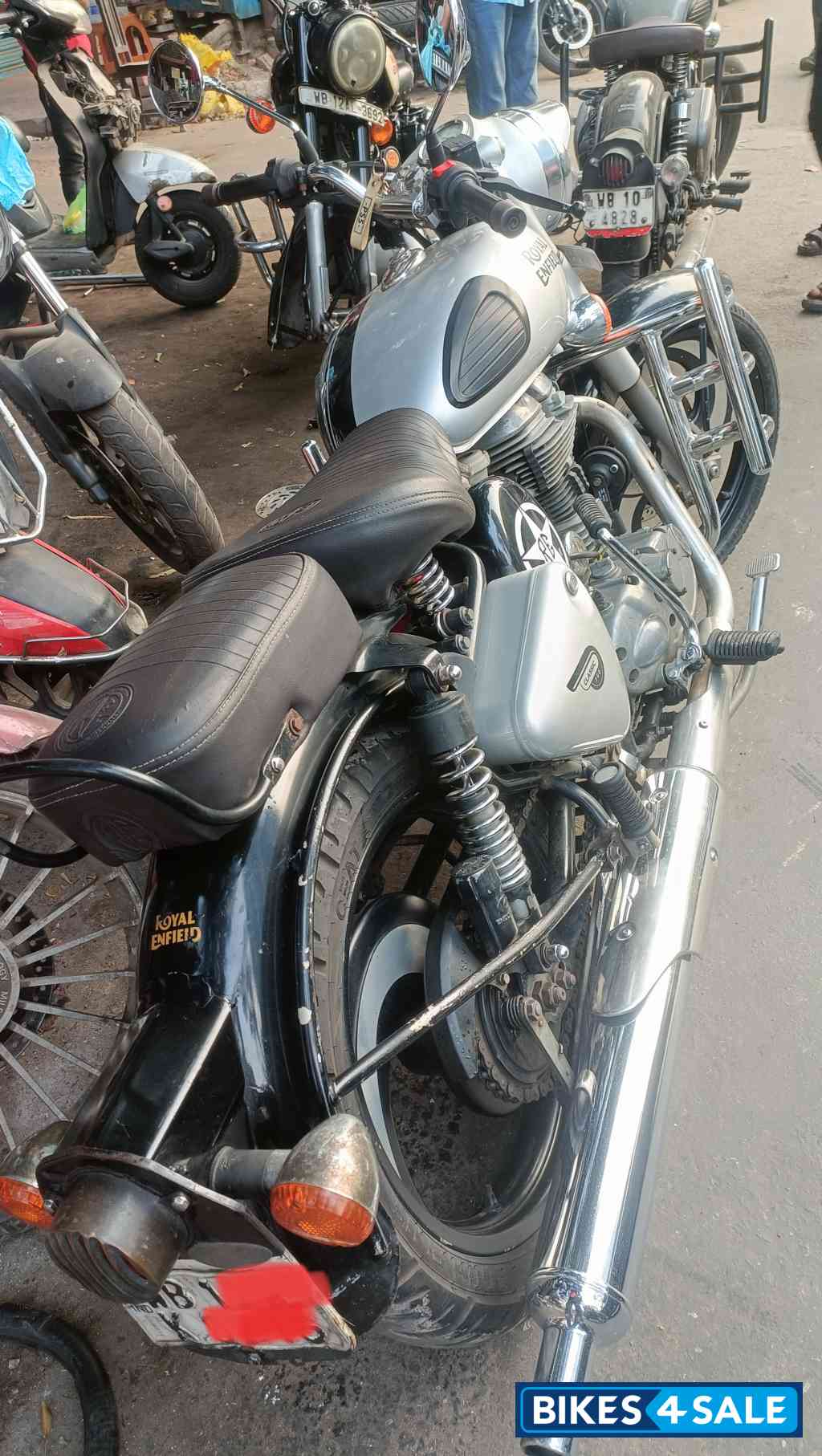 Silver Royal Enfield Classic 350