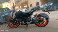 White KTM Duke 200