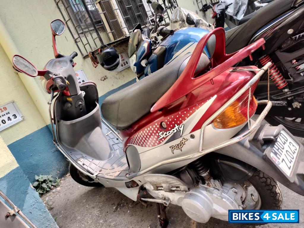 Red TVS Scooty Pep Plus