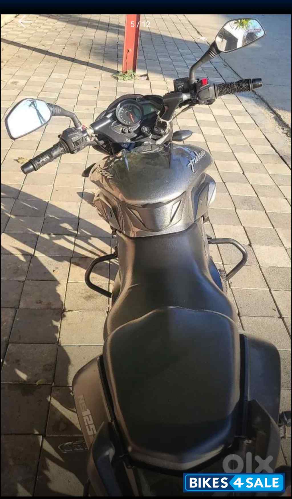 Mate Grey Bajaj Pulsar NS125 BS6