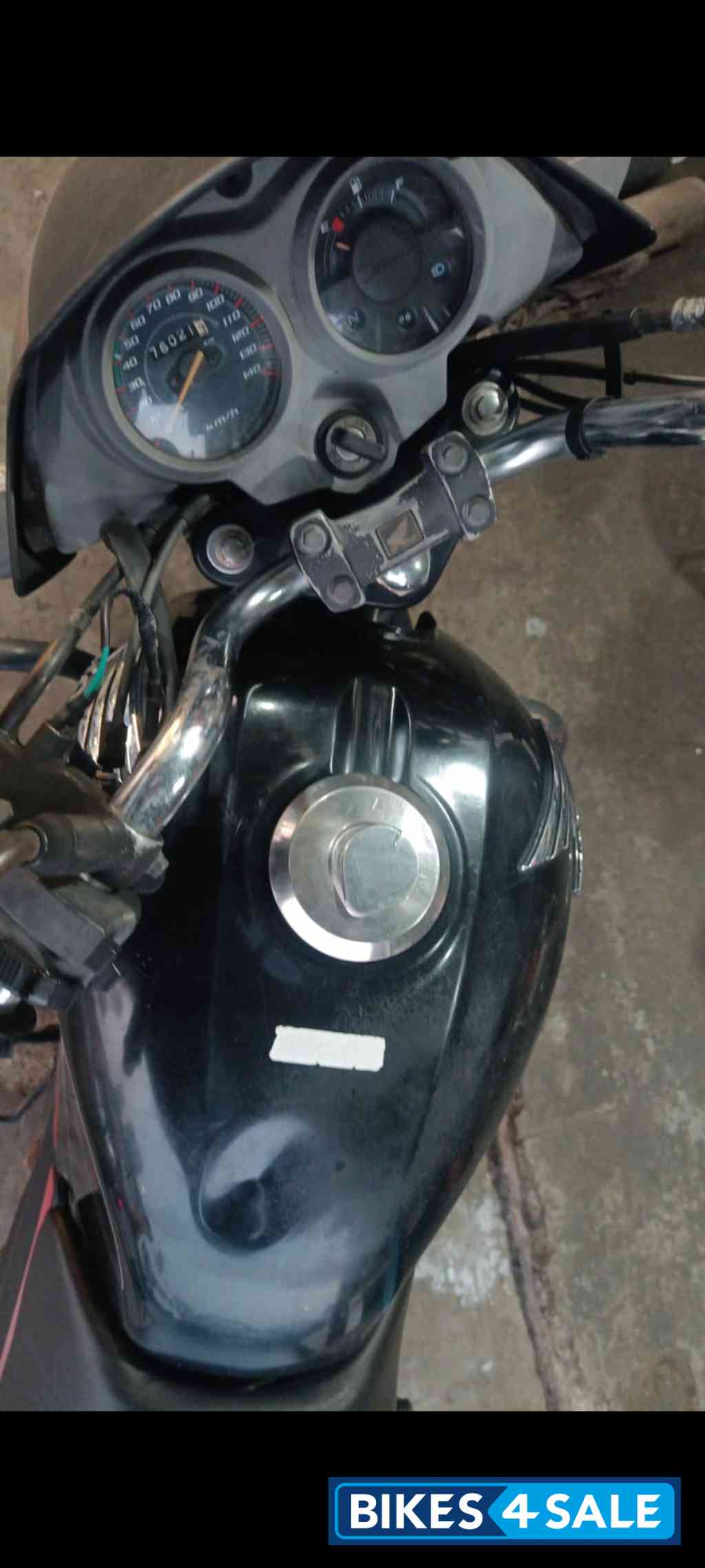 Black Honda Shine 125 Disc