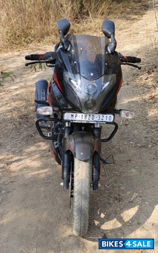 Black & Red Bajaj Pulsar 220F