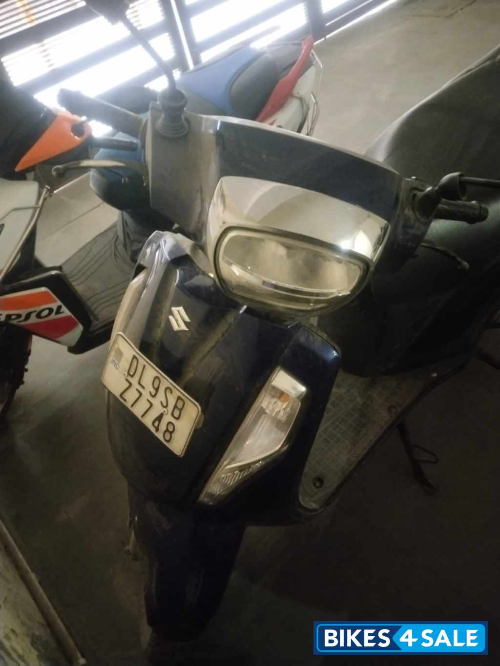 Blue Suzuki Access 125 BS6