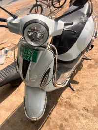 Cyber White Bajaj Chetak Electric