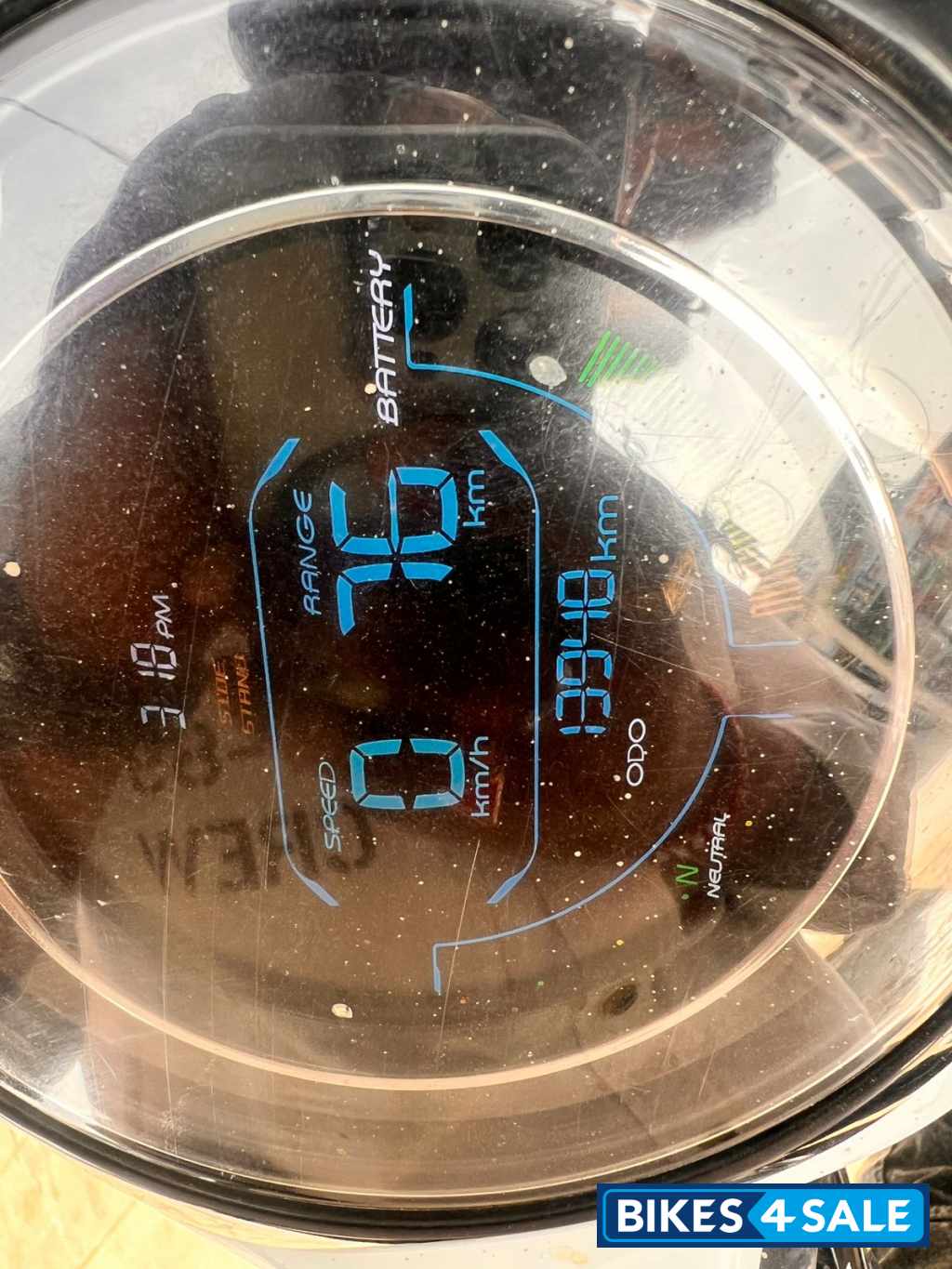 Cyber White Bajaj Chetak Electric