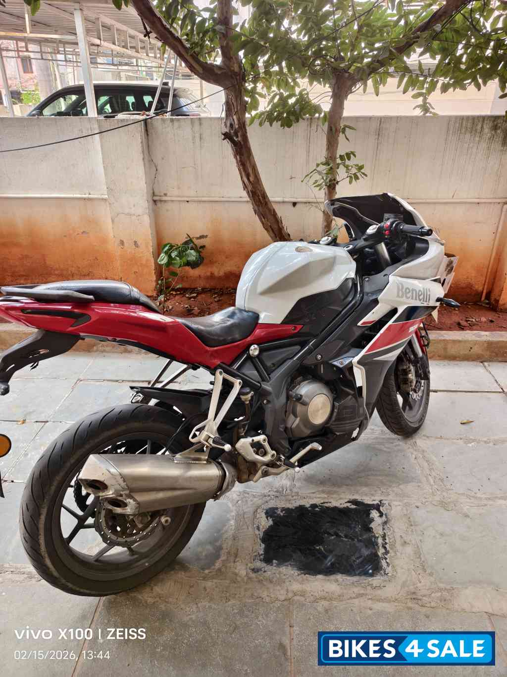 White And Red Benelli 302R