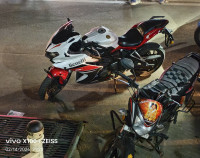 White And Red Benelli 302R