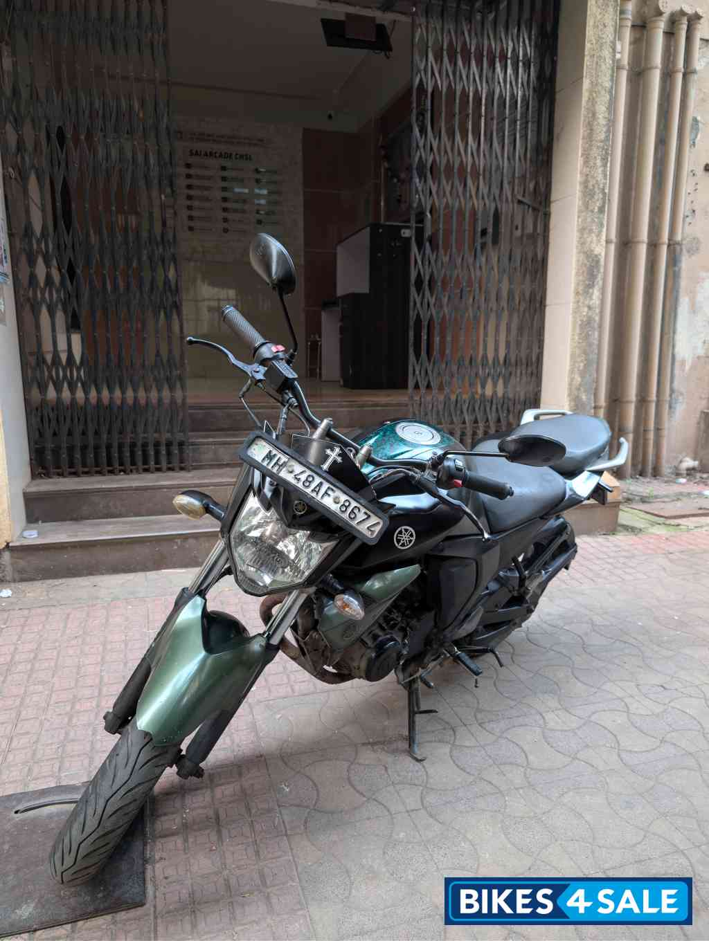 Matte Green Yamaha FZ-S FI V2