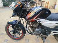 Red And Black Bajaj Discover 125 ST