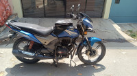 Blue Honda CB Shine SP