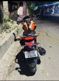 Mat Dull Orange Meta Yamaha FZS 25