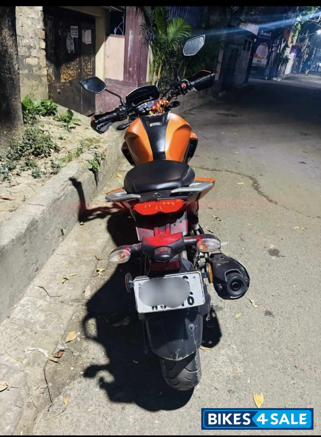Mat Dull Orange Meta Yamaha FZS 25