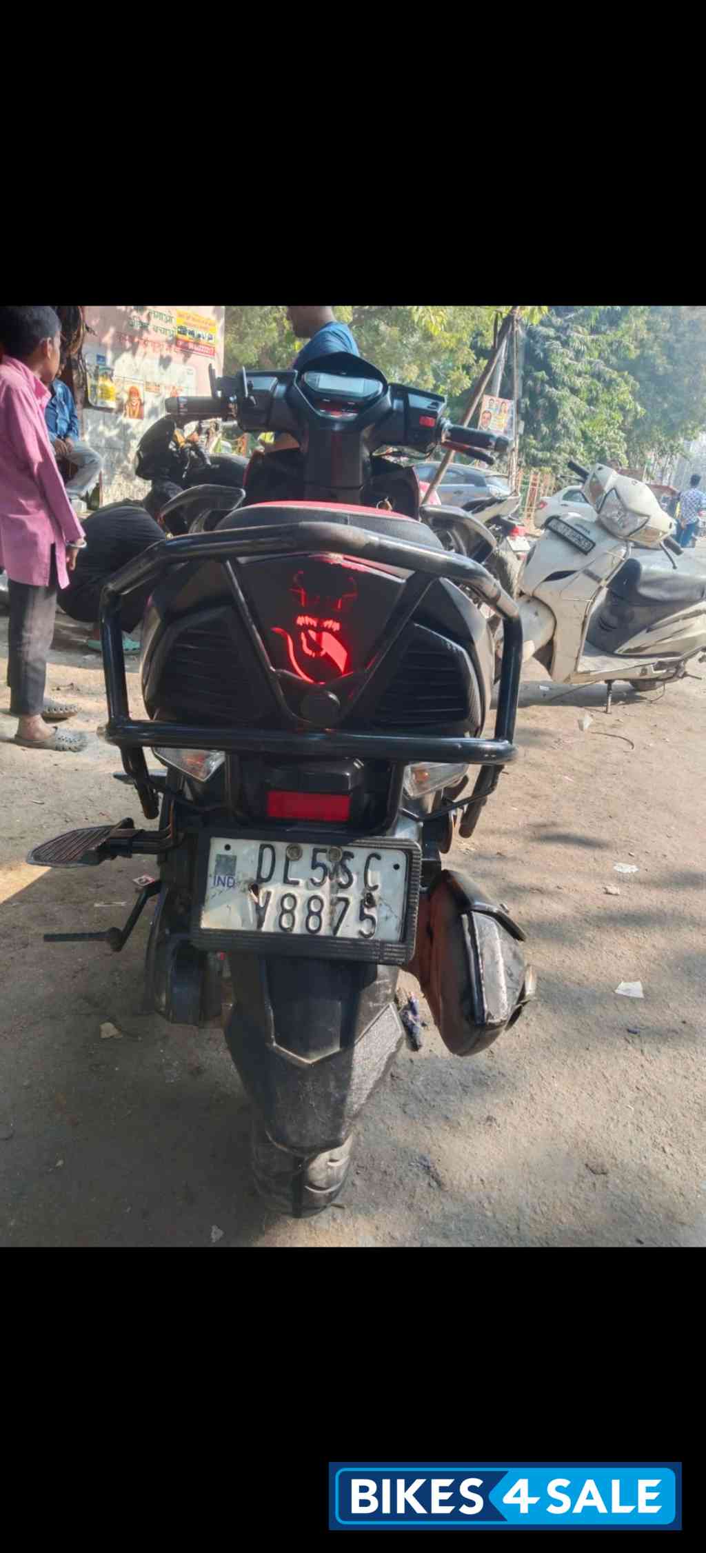 Red TVS NTORQ 125 Race XP