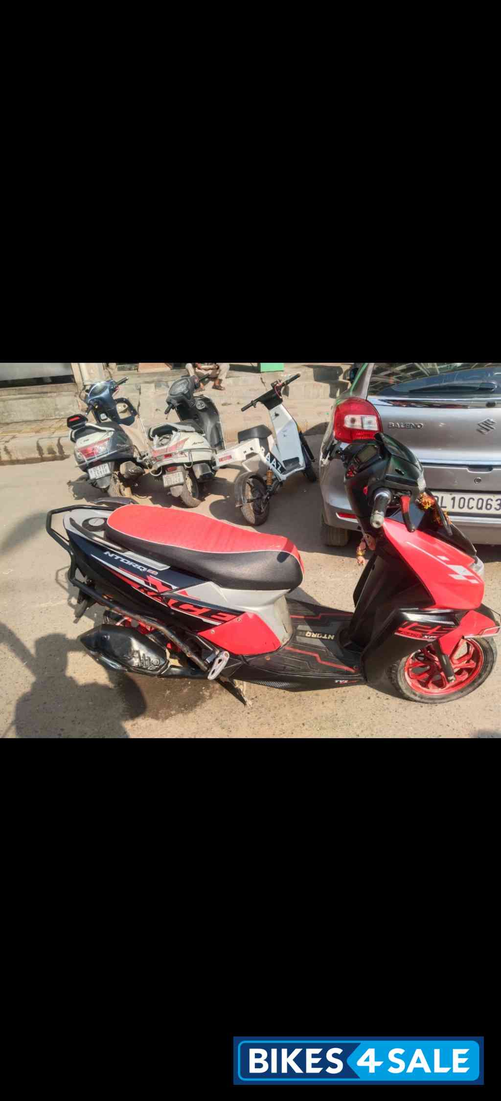 Red TVS NTORQ 125 Race XP