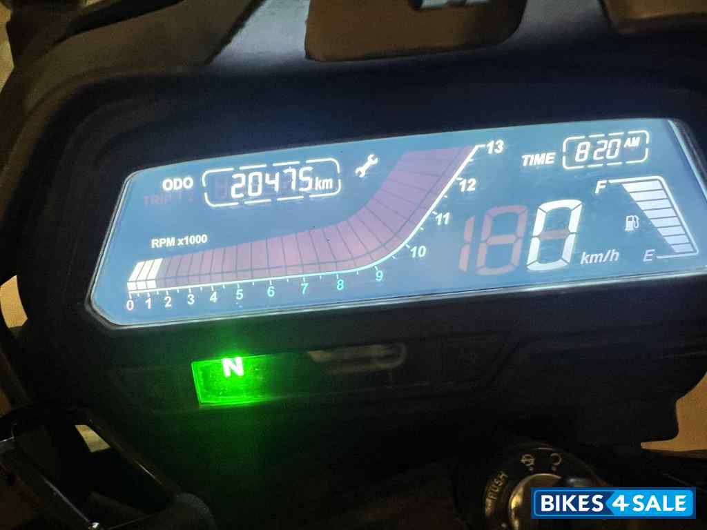 Dark Blue Bajaj Dominar 400