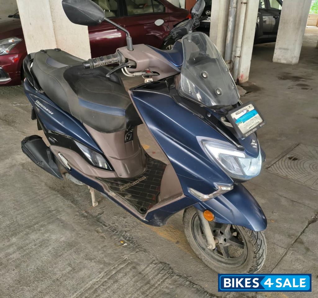 Matt Blue Suzuki Burgman Street Ride Connect Edition