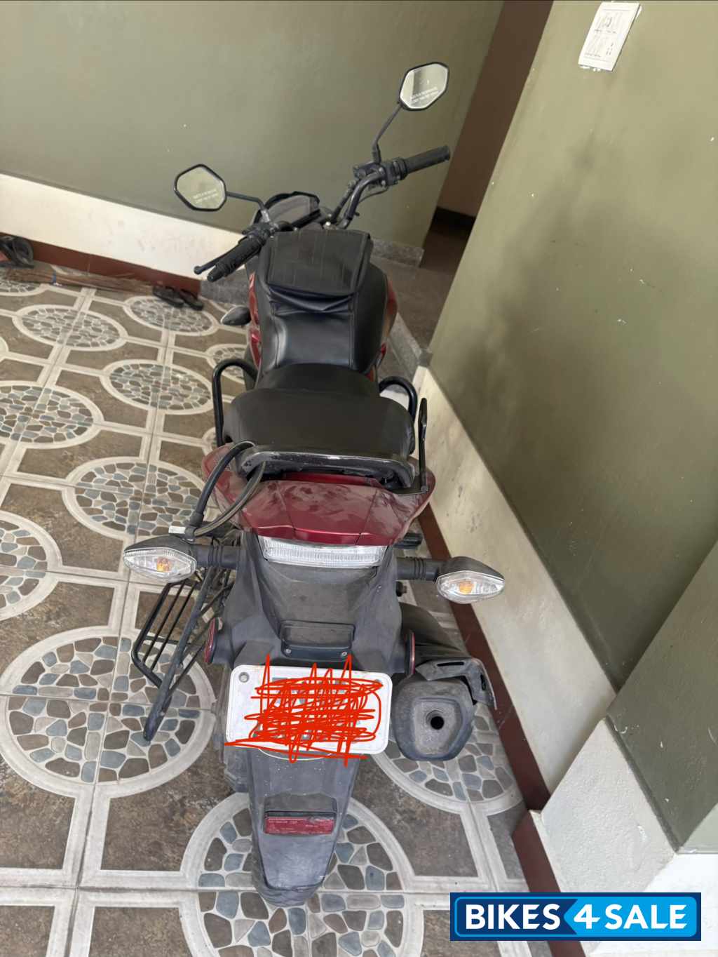 Red Honda CB Trigger