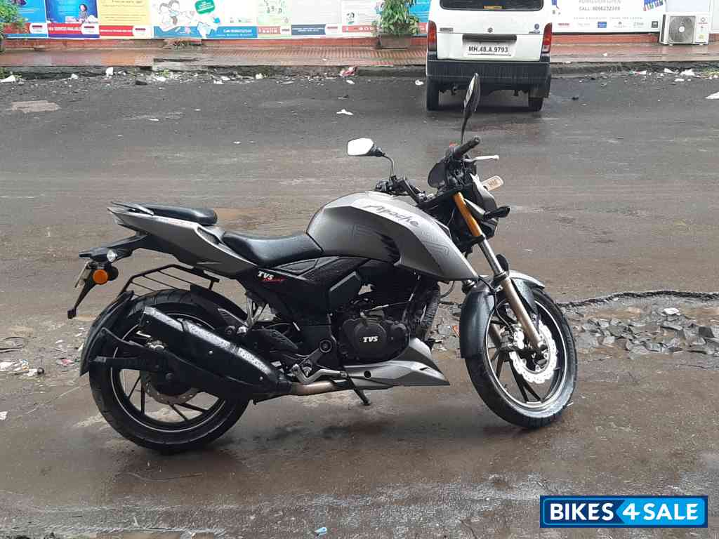 Grey TVS Apache RTR 200 4V